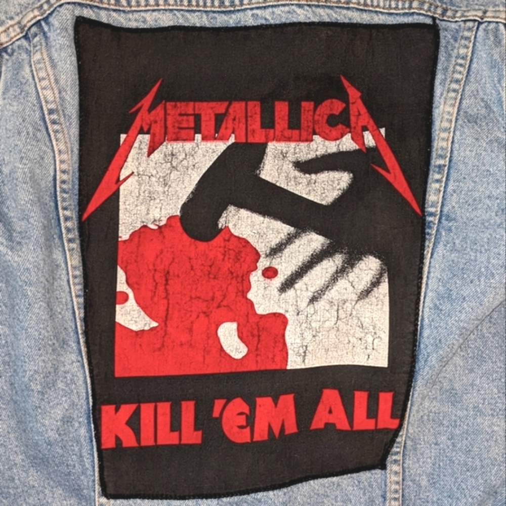 Vintage Levi's Jean Jacket w Metallica